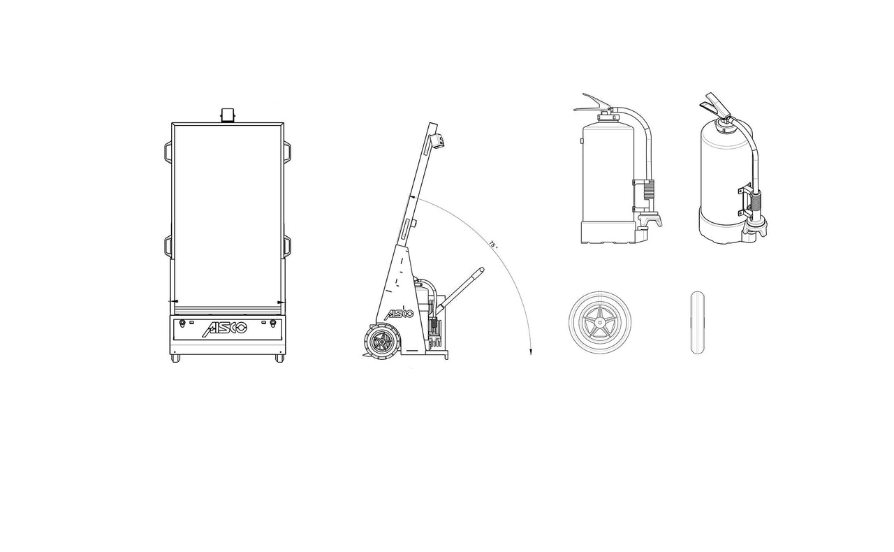 Ausschnitt einer Konstruktionszeichnung