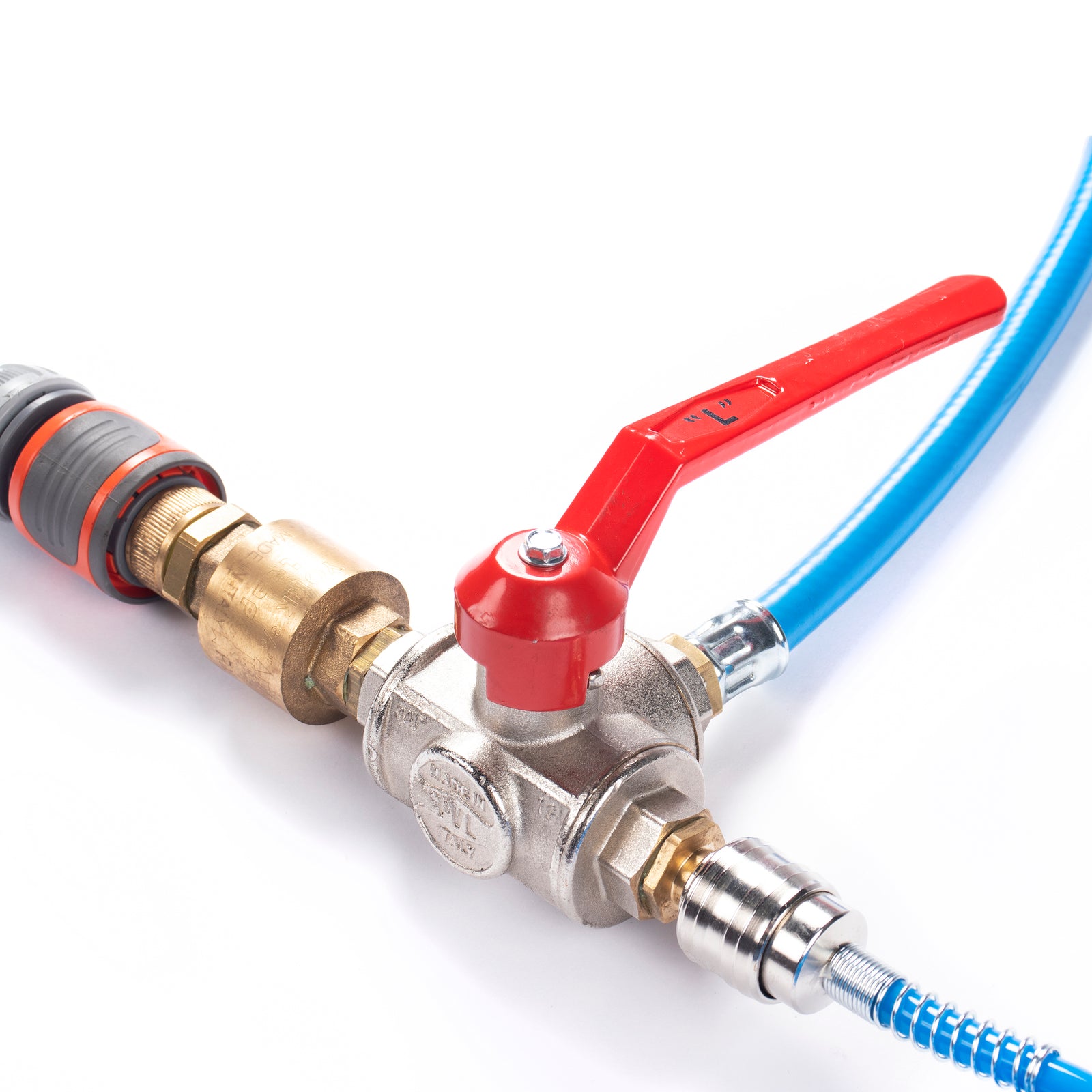 Closup des Dreiwegehanhns