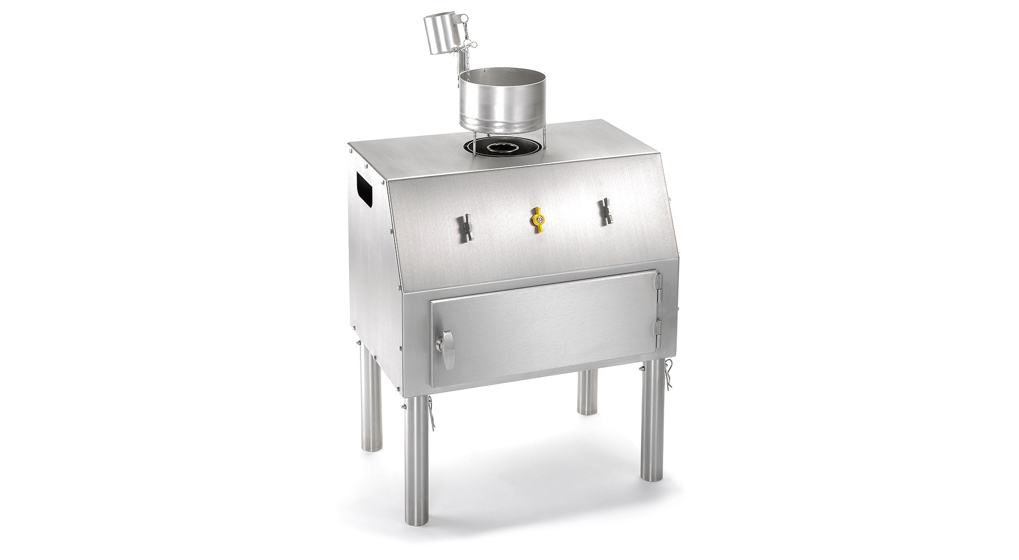 AISCO Firetrainer Fettboy in der kalten Variante auf weißem Hintergrund, detaillierte Ansicht